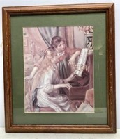 * Renoir Print, Two Young Girls at the Piano,