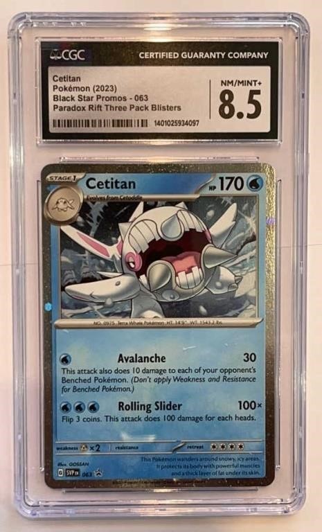 Pokemon Cetitan CGC 8.5 #063