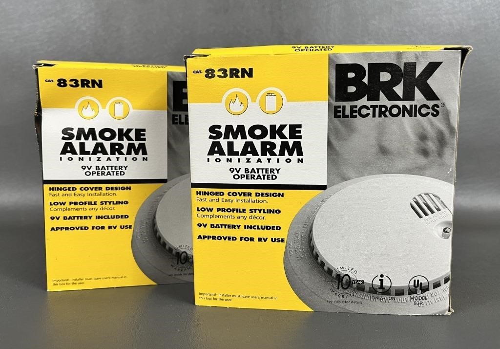Two BRK Smoke Alarms Cat. 83RN