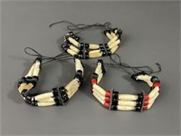 Three Tribal Choker Necklaces