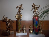 3 Woman's Bowling Trophys
