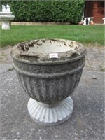 cement flower planter