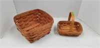 2 Woven Baskets