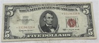 (N) 1963 $5 Red Seal Star Note