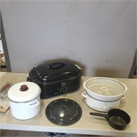 Roasting Pan, Crock Pot, Pot