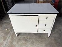 Enameled Top Cabinet