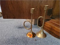 Brass candlesticks (2)