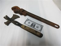 Vintage tools, cedar shake hatchet tool