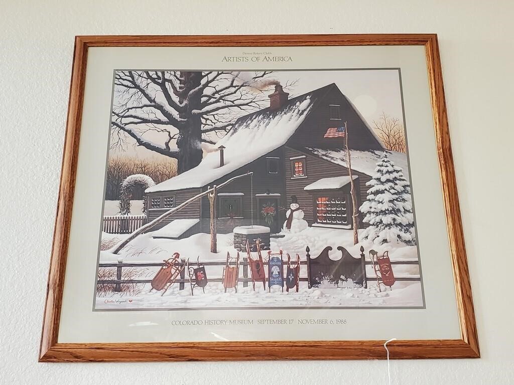 "Cocoa Break At The Copperfields" Framed Print