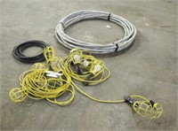 100FT 1AWG Underground Wire Light Strings and 10/4