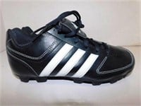 89 ADIDAS BLACK/WHITE CLEATS - YOUTH SIZE 5