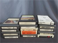 (14) VTG Assorted 8 Track Tapes - Untested