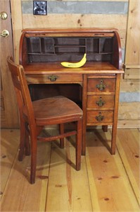 Vintage Writing Desk w/ Chair