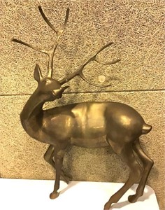 Brass Deer Figurine