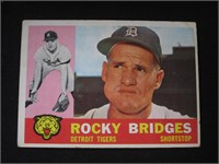 1960 TOPPS #22 ROCKY BRIDGES DETROIT TIGERS