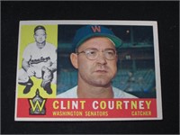 1960 TOPPS #344 CLINT COURTNEY SENATORS