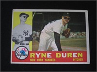 1960 TOPPS #204 RYNE DUREN YANKEES