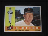 1960 TOPPS #268 AL WORTHINGTON GIANTS