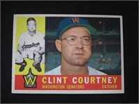 1960 TOPPS #344 CLINT COURTNEY SENATORS