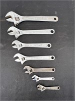 Adjustable wrenches.