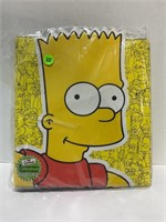 Simpsons Bart Simpson trading card binder