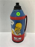 The Simpsons water canteen thermos
