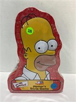 The Simpsons homer trivia game