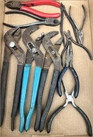 Channel locks and other pliers.