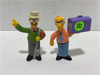 The Simpsons playmates figures