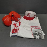 Sugar Ray Leonard Boxing Gloves, Schmidt Hat