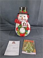Mr. Christmas Nostalgic Ceramic Figure Snowman