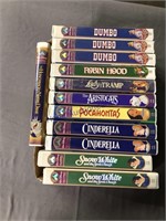 VHS TAPES--WALT DISNEY MASTERPIECE COLLECTION