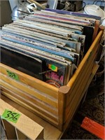 Wood  Crate Record Albums
