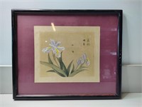 Chinese Iris Flower Print