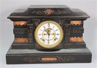 Ansonia Marble & Soapstone Mantel Clock