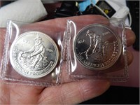 1985 & 1886 1 oz Silver Rounds (Prospector)