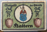 1921 German bank note