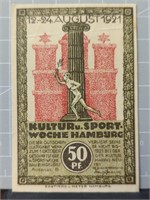 1921 German banknote