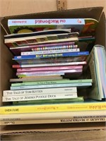 Box of Peter Rabbit and other childrens books