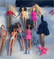 (5) BARBIE DOLL & KEN DOLL