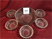 Berry bowl set, large bowl & 5 small ones