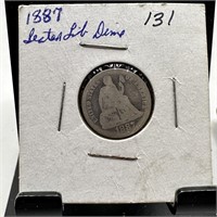 1887-S SEATED LIBERTY SILVER DIME