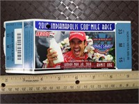 Indy 500 Ticket 2010 IZOD Indy Car Series
