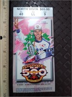 Indy 500 Ticket 82nd Race 1998