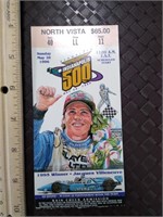 Indy 500 Ticket 80th Race 1996