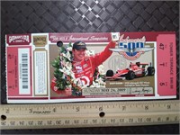 Indy 500 Ticket 2009