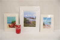 3 Water Scene Prints Vivaldi, 8" x 10" & 11" x 14"