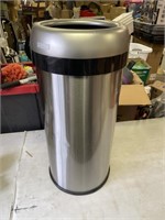 New 16 gallon stainless steel waste bin
