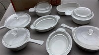 5 Pc Corning Ware, 3 Others With No Brand