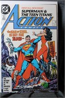 Action Comics #584 Superman & The Teen Titans